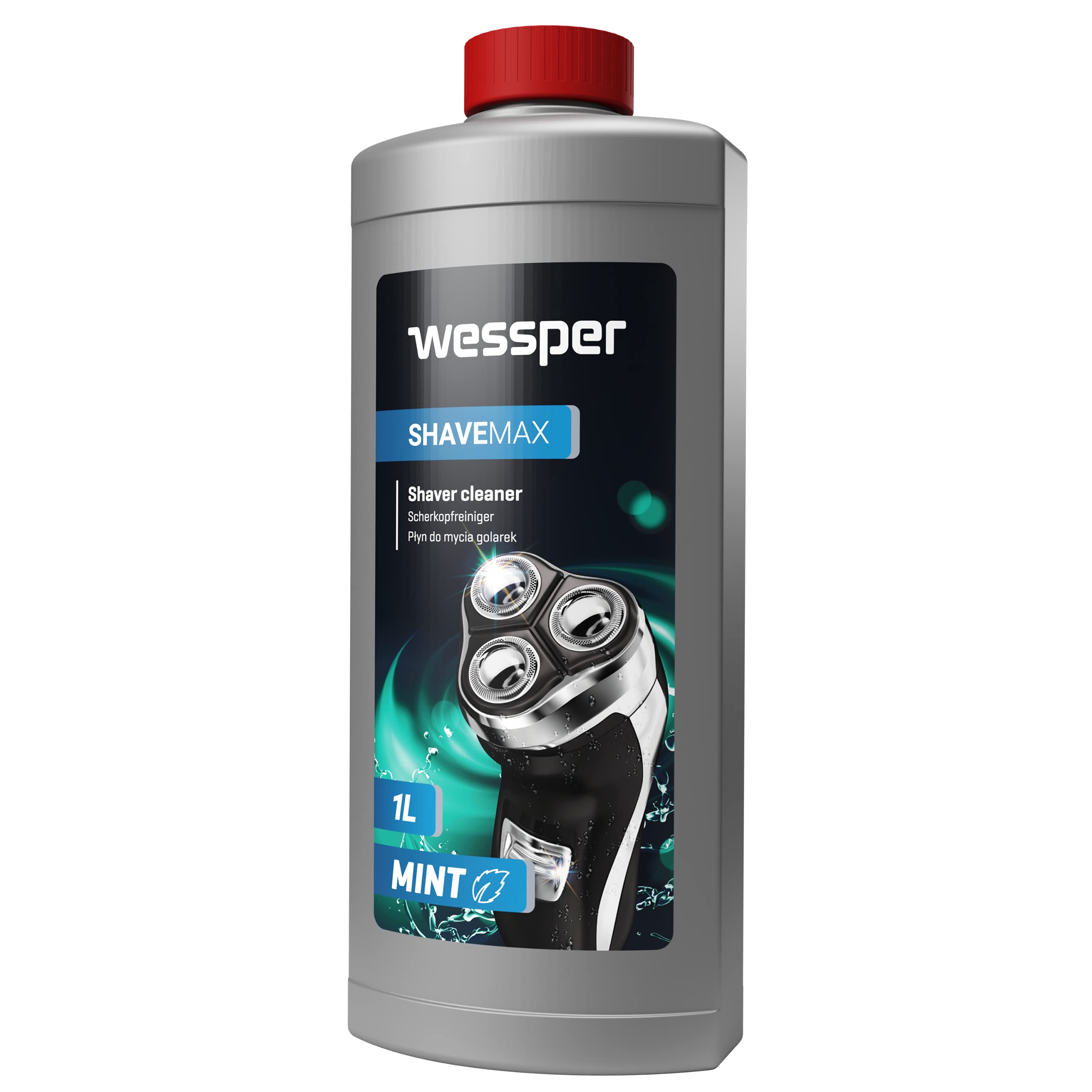 Wessper Płyn Czyszczący do Wkładów do Golarek Braun CCR, 1000ml
