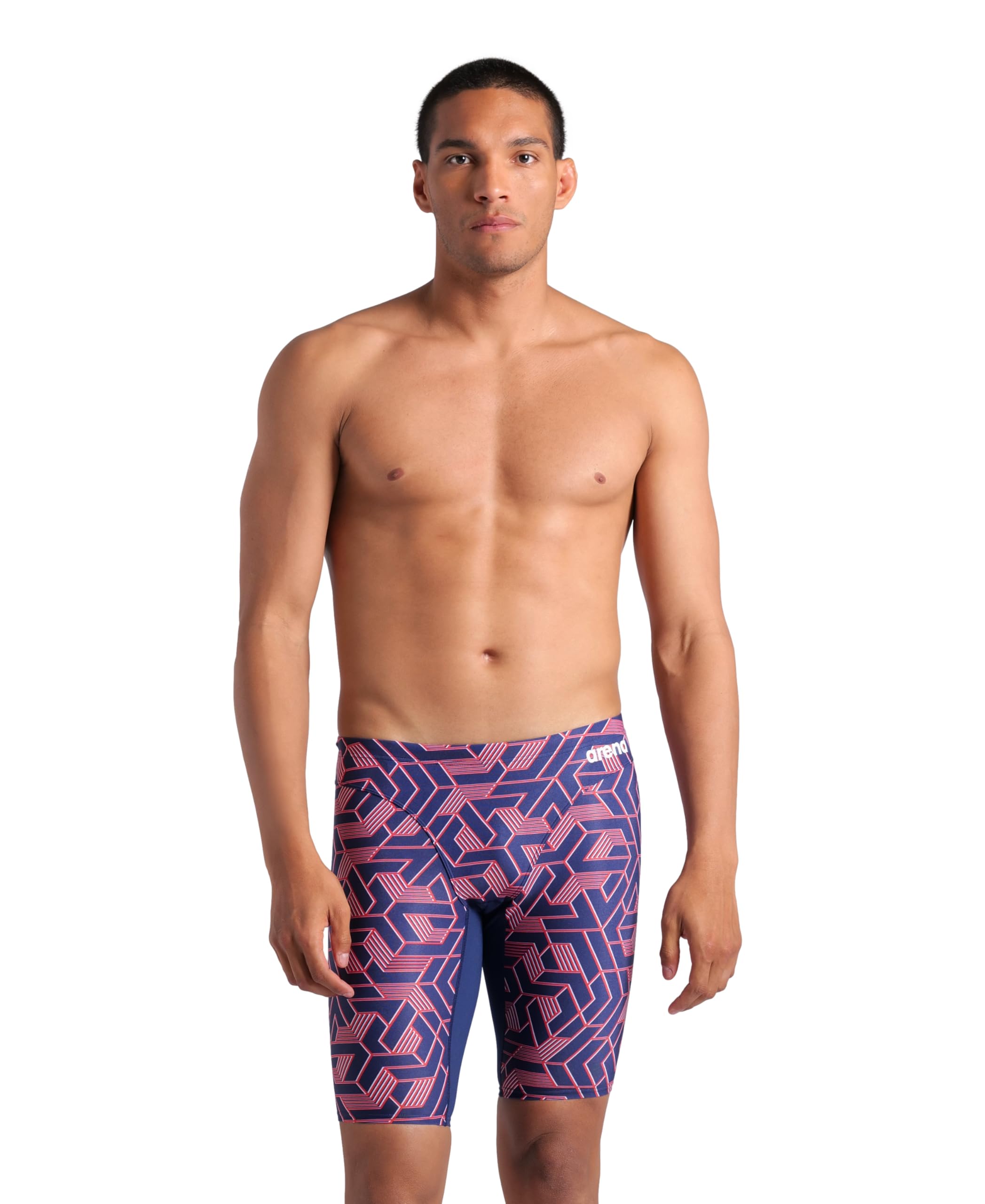Arena Mens Arena Performance Men's Escape Swim Jammer Athletic Swimwear Professional Swimsuit