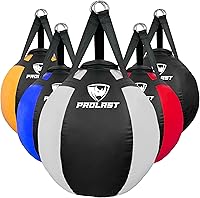 Vista 1 de PROLAST Wrecking Ball Heavy Punching Bag for Adults, Hook and Uppercut, Body Snatcher, Boxing, MMA, Muay Thai, 65 lbs