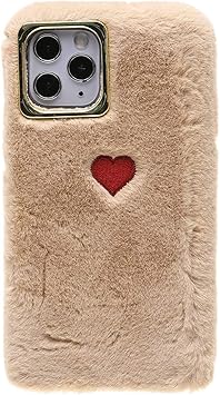 Amazon Onlyou ハートモコモコケース カバー Tpu モコモコ 秋冬 ハート 韓国 シンプル 個性的 トレンド ケース 可愛い おしゃれ Iphoneケース Iphone7 Iphone8 Iphonese2 Iphonex Iphonexs Iphonexr Iphone11 Iphone11pro スマホケース 携帯ケース Iphone11pro