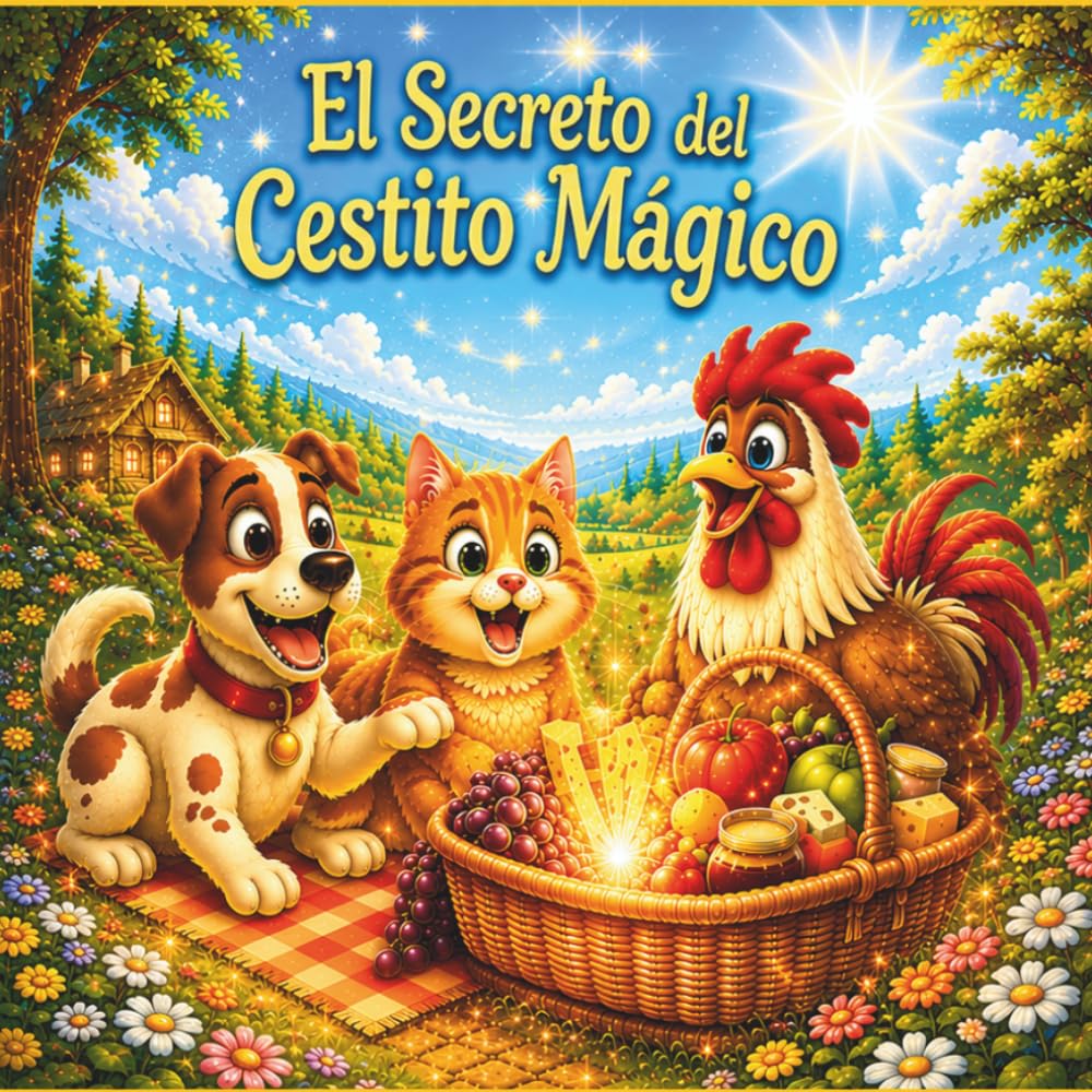 El secreto del cestito mágico: Un cuento de valores sobre la amistad, los animales y el cariño de una abuela