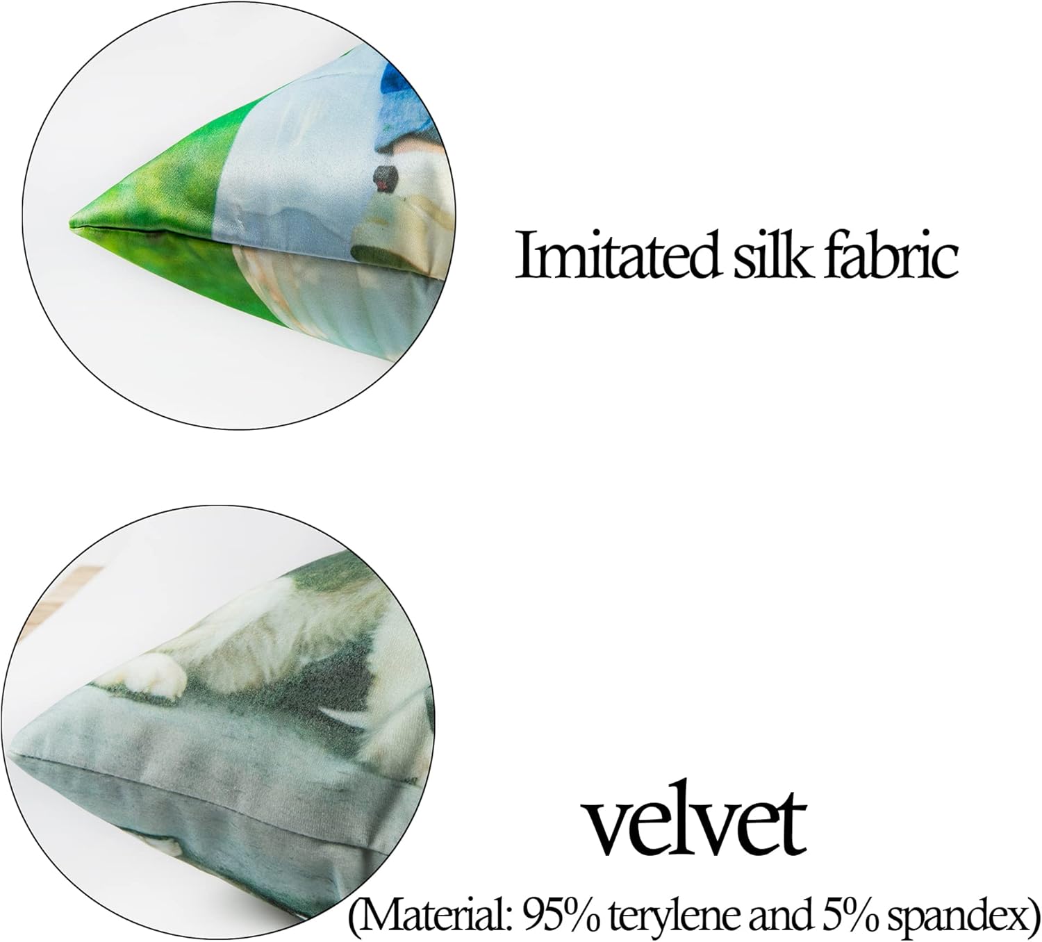 Personalized Pet Memorial Throw Pillow, Custom Photo & Text Pet Sympathy Gifts for Dog/Cat