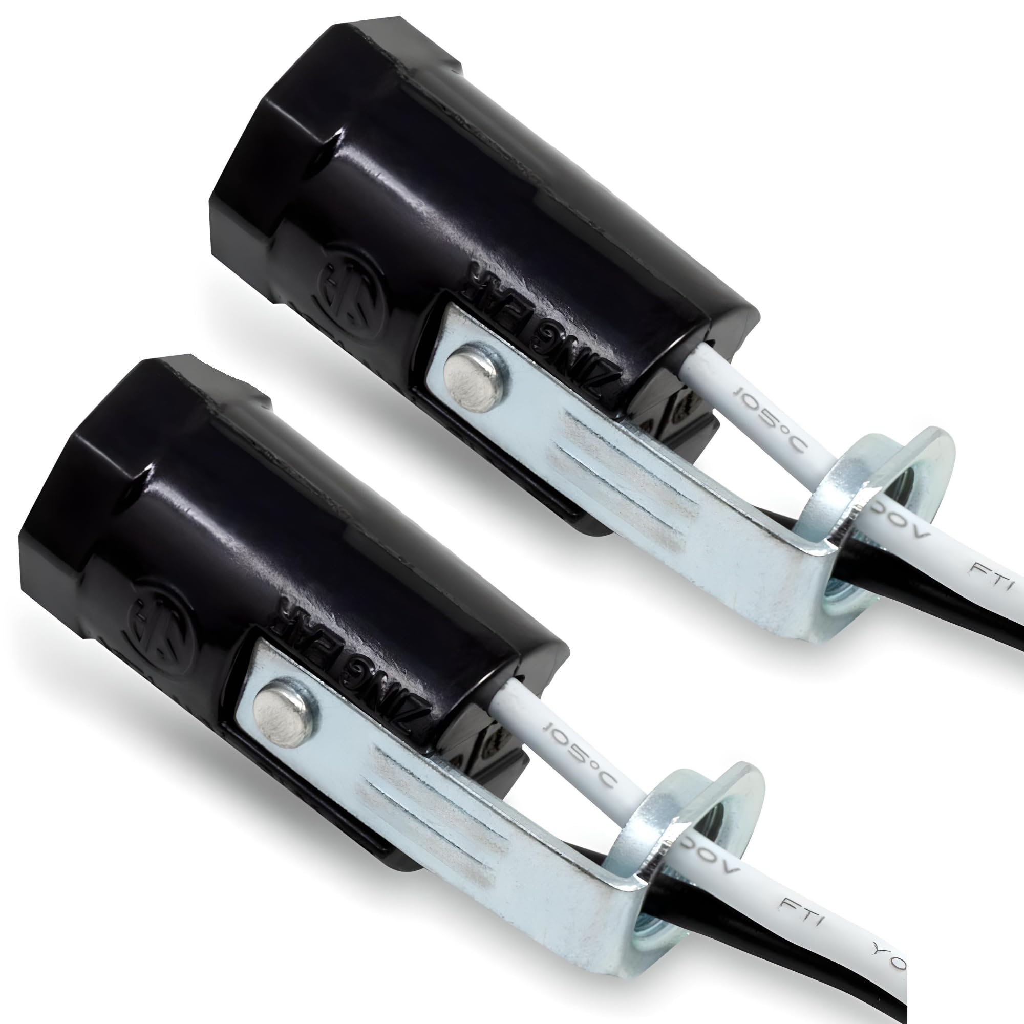 ZE-301B 2 Wire Pigtail Lamp Holder Keyless E12 Small Candelabra