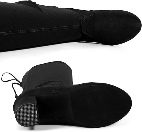 Miniatura 6 de Botas ajustadas de tacón alto hasta las rodillas, para mujer, de RF Room of Fashion