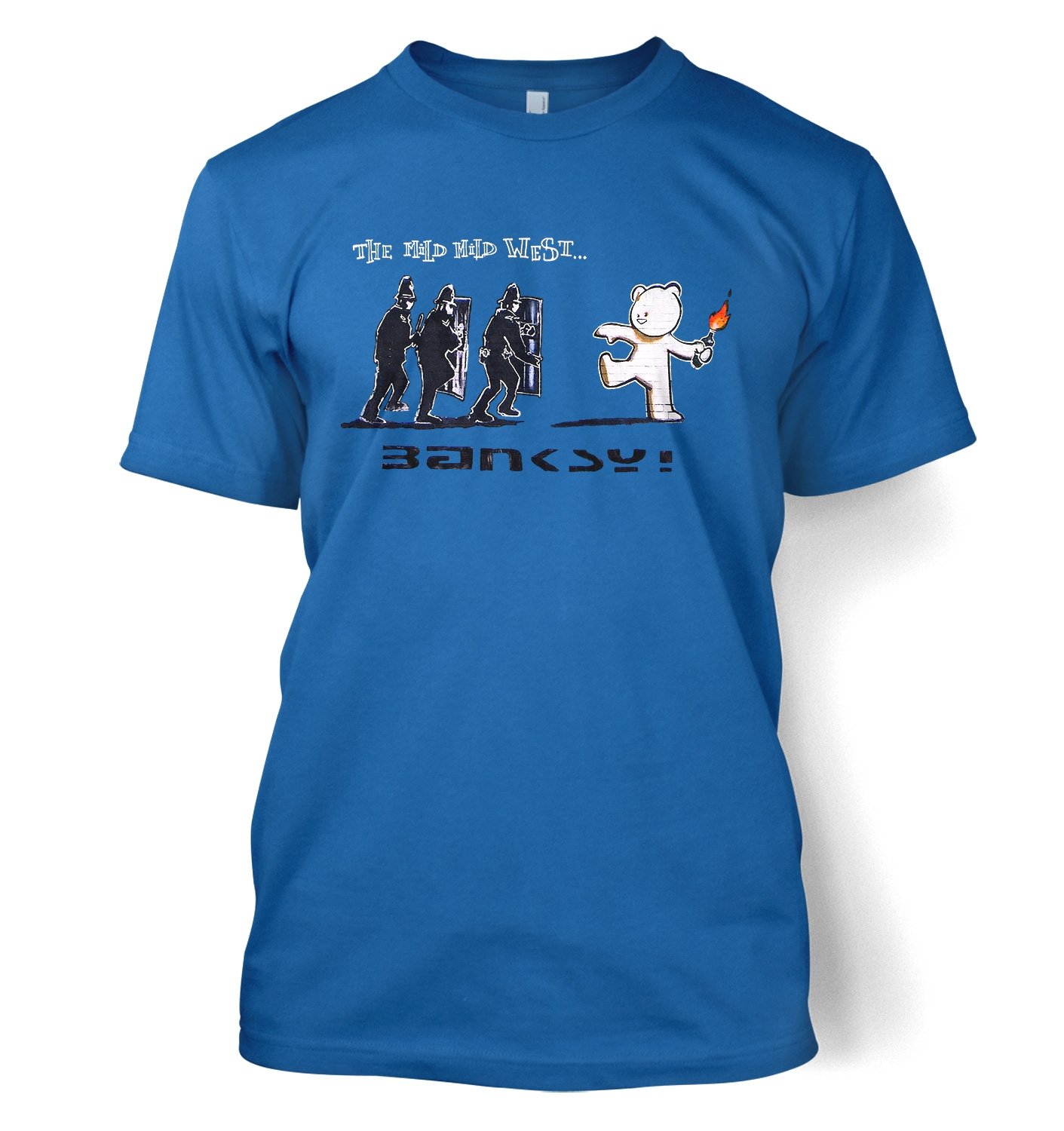 Banksy By Big Mouth Royal Banksy Mild Mild West T-Shirt - Large (42/44")