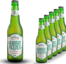 Cerveja German Pilsner Cervejaria Louvada 355ml - 06 unidades Sem Glúten