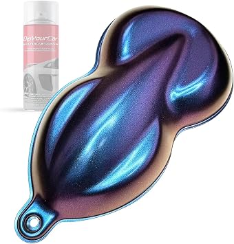 DipYourCar Iris Violet Flip TopCoat Aerosol Spray - Peelable Automotive Paint for Wheels