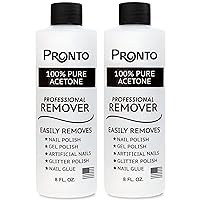 Vista 11 de Pronto Kit de removedor de esmalte de uñas de gel – 8 onzas de acetona pura 100 por ciento, lima de uñas, cuenco de remojo de esmalte de uñas