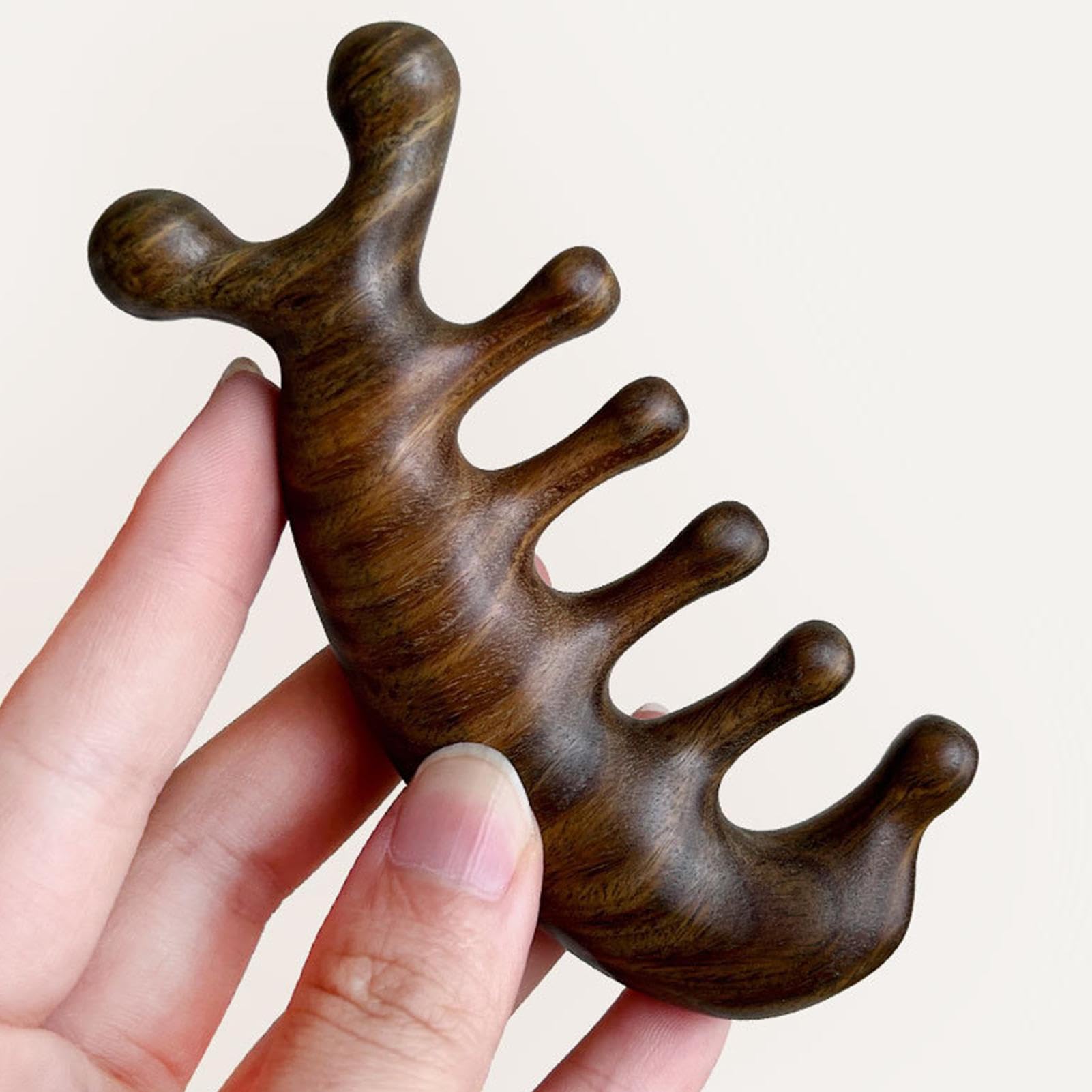 Amazon.co.jp: GIZMAC 頭皮コーム | 頭の頭皮の木の櫛 | 天然木製櫛