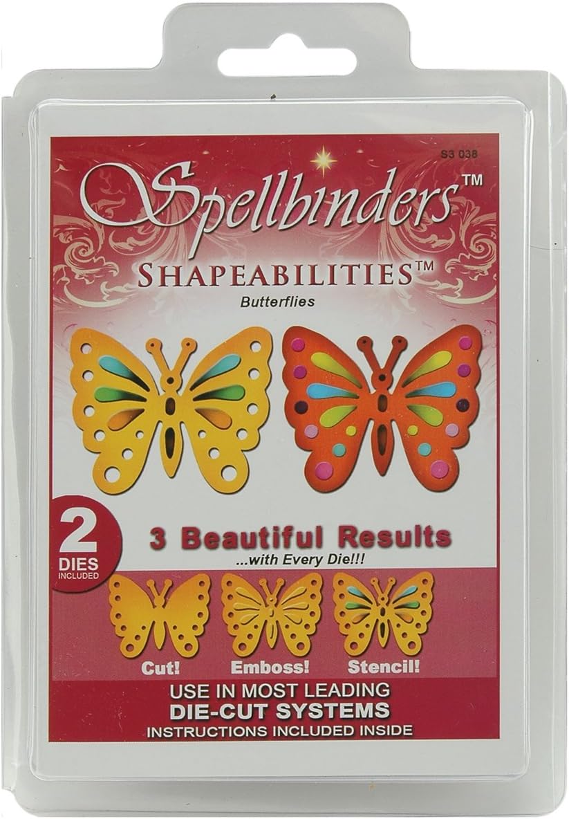 Amazon.com: SPELLBINDERS 4 Inch by 2 Inch Wizard Cutting and Embossing ...