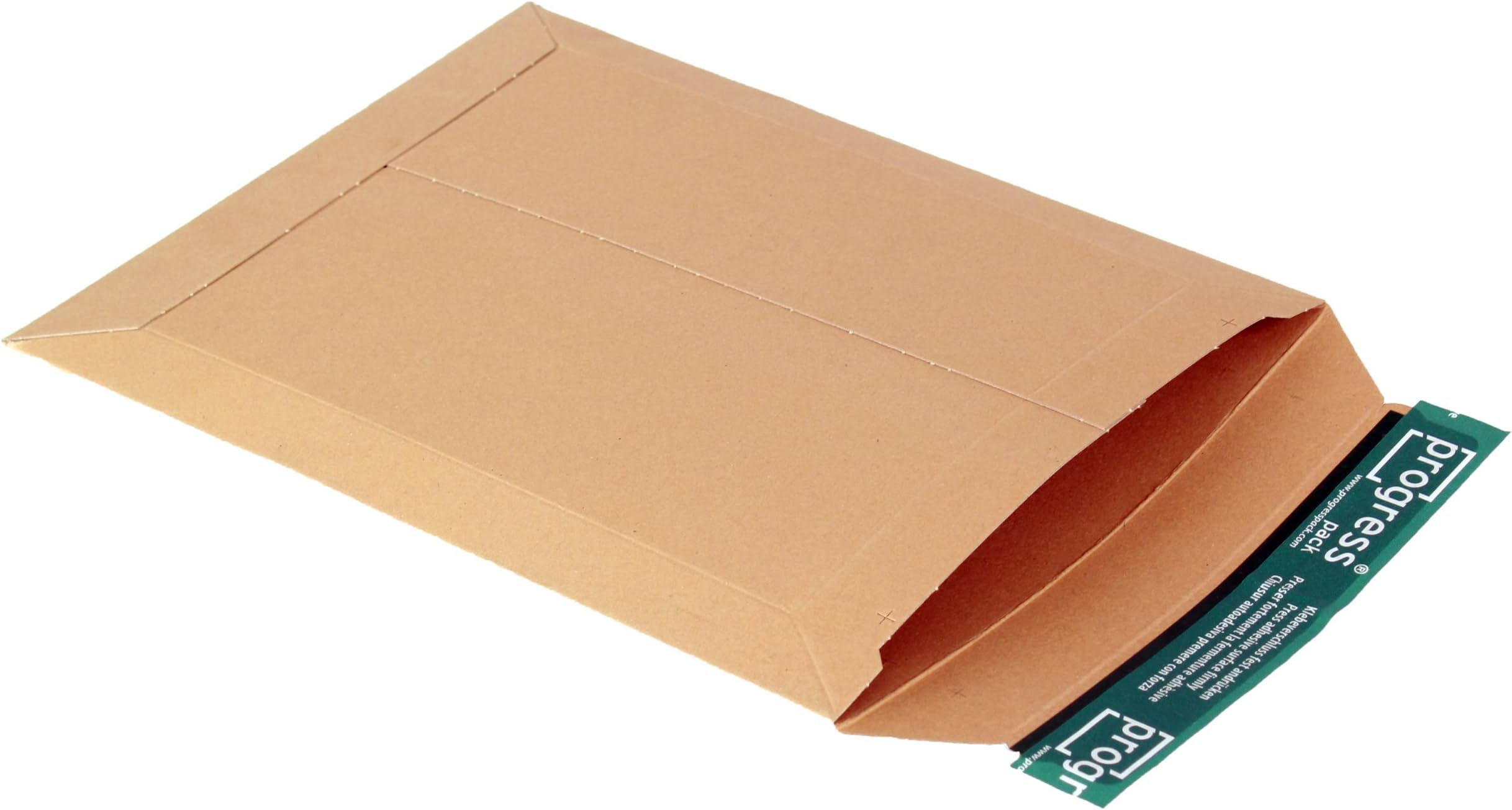 progressPaCK PP V04,03 Corrugated Cardboard DIN A4 235 x 308 x up to 30 MM Pack of 25 Brown