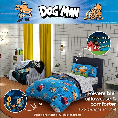 Miniatura 483 de Franco - Juego de edredón y sábanas supersuaves con funda, para niños, 7 piezas, tamaño matrimonial, Five Nights at Freddy's Cinco noches en Freddy's