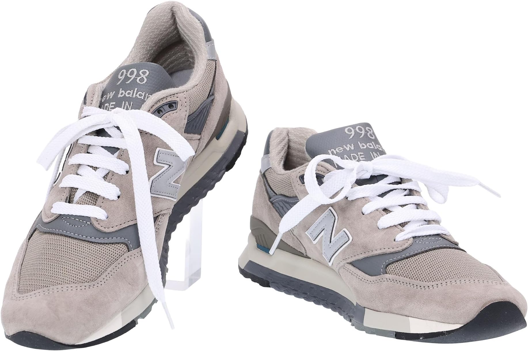 ローカットスニーカー メンズ スポーツシューズ ランニング グレー U998GR [並行輸入品]