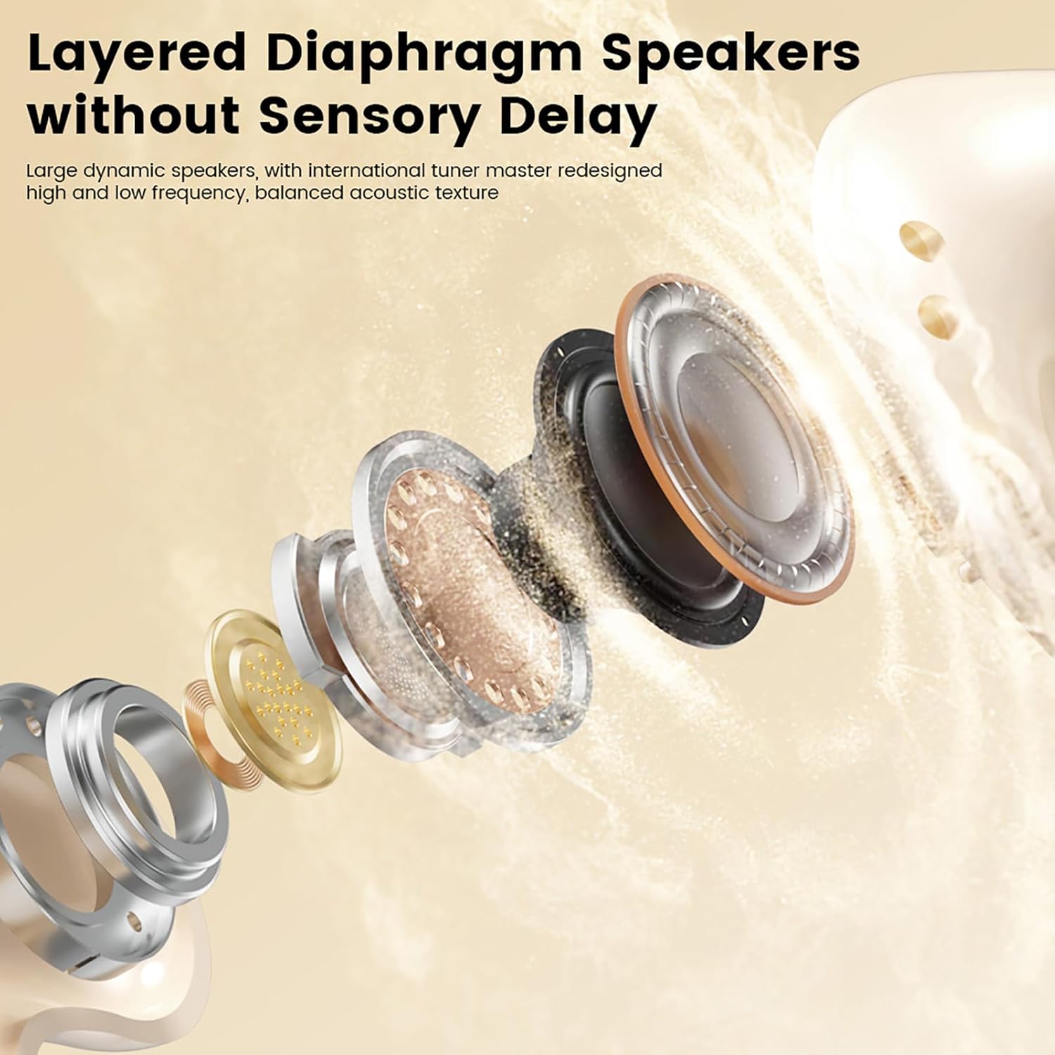 2-Pack Sleep Earbuds for Sleeping, Noise Cancelling Bluetooth Headphones for Side Sleepers with Charging Case, Small Mini Invisible Wireless Ear Buds for Small Ear Canals - Image 7