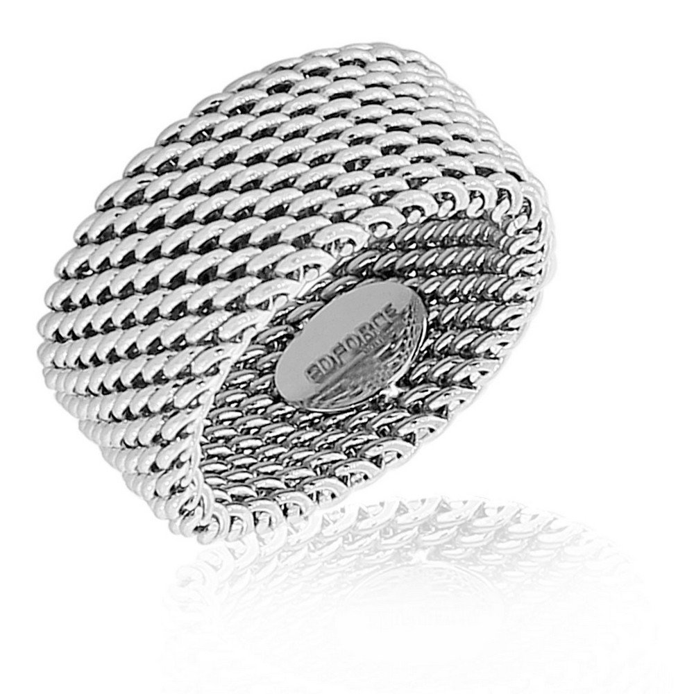 Amazon.com: Edforce Stainless Steel Silver-Tone Mesh Design