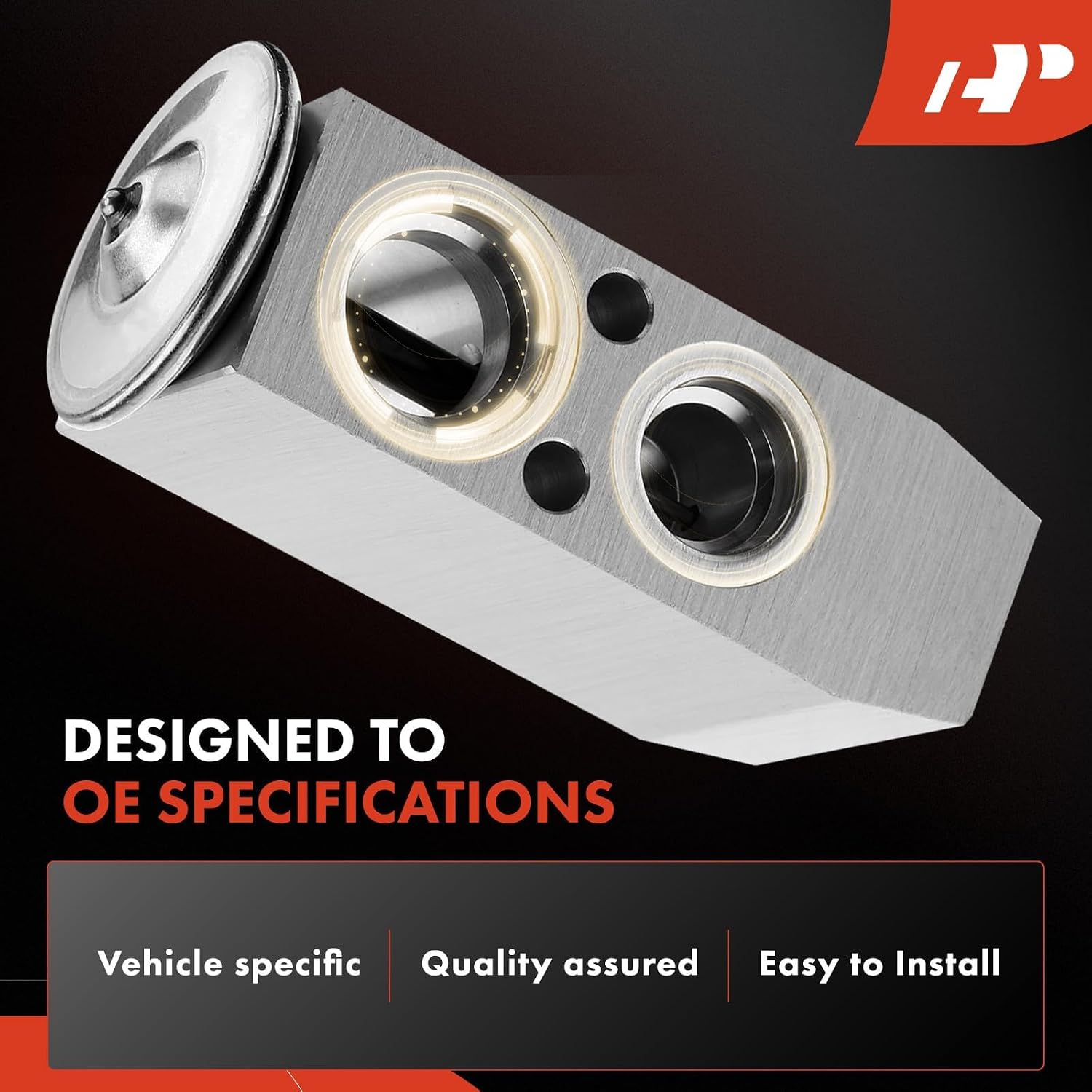 A-Premium AC Expansion Valve Compatible with Nissan 350Z 2003-2009 & Infiniti M35/M45 2006-2007, G35 2003-2007, FX35 2003-2008, FX45 2003-2007, with Block Expansion Valve