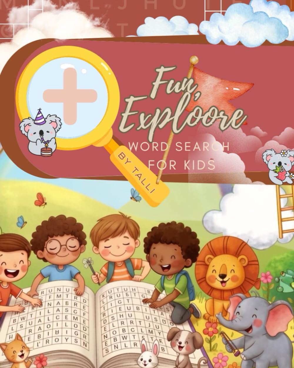 THEME WORD SEARCH | 70 Pages Word Search Book | Educational Word Search For Kids