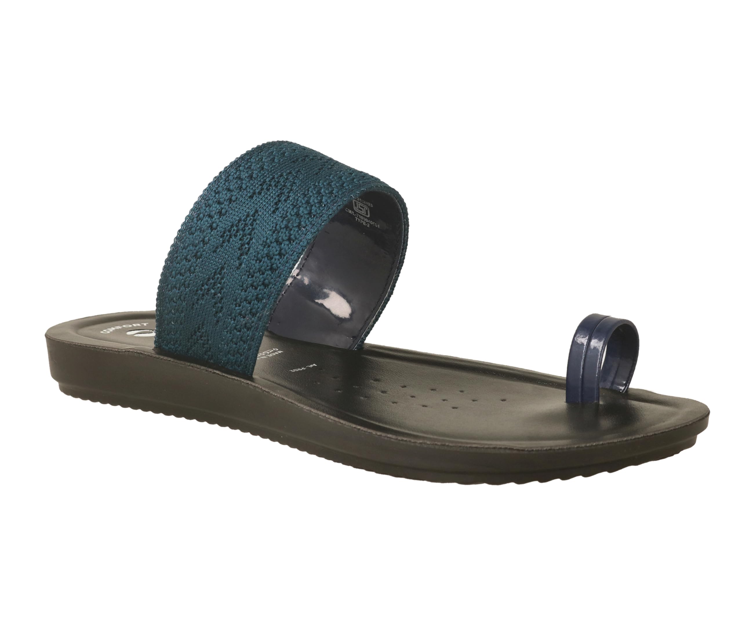 Cloud Soft Toe Ring Flat for Women| Beathable Designer Mesh | Cushioned Footbed | Anti Skid & Lightweight Slippers for Girls | Ideal for Ethnic & Everyday Wear-image-17