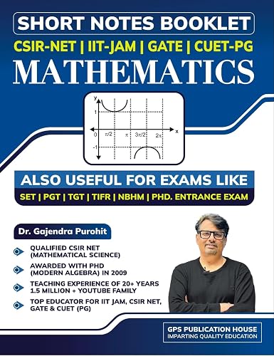 SHORT NOTES BOOKLET CSIR-NET| IIT-JAM| GATE| CUET_PG MATHEMATICS