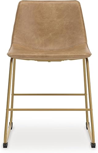 Miniatura 17 de Signature Design by Ashley - Juego de 2 sillas de cubo para comedor Centiar, estilo de mediados de siglo, color negro y marrón