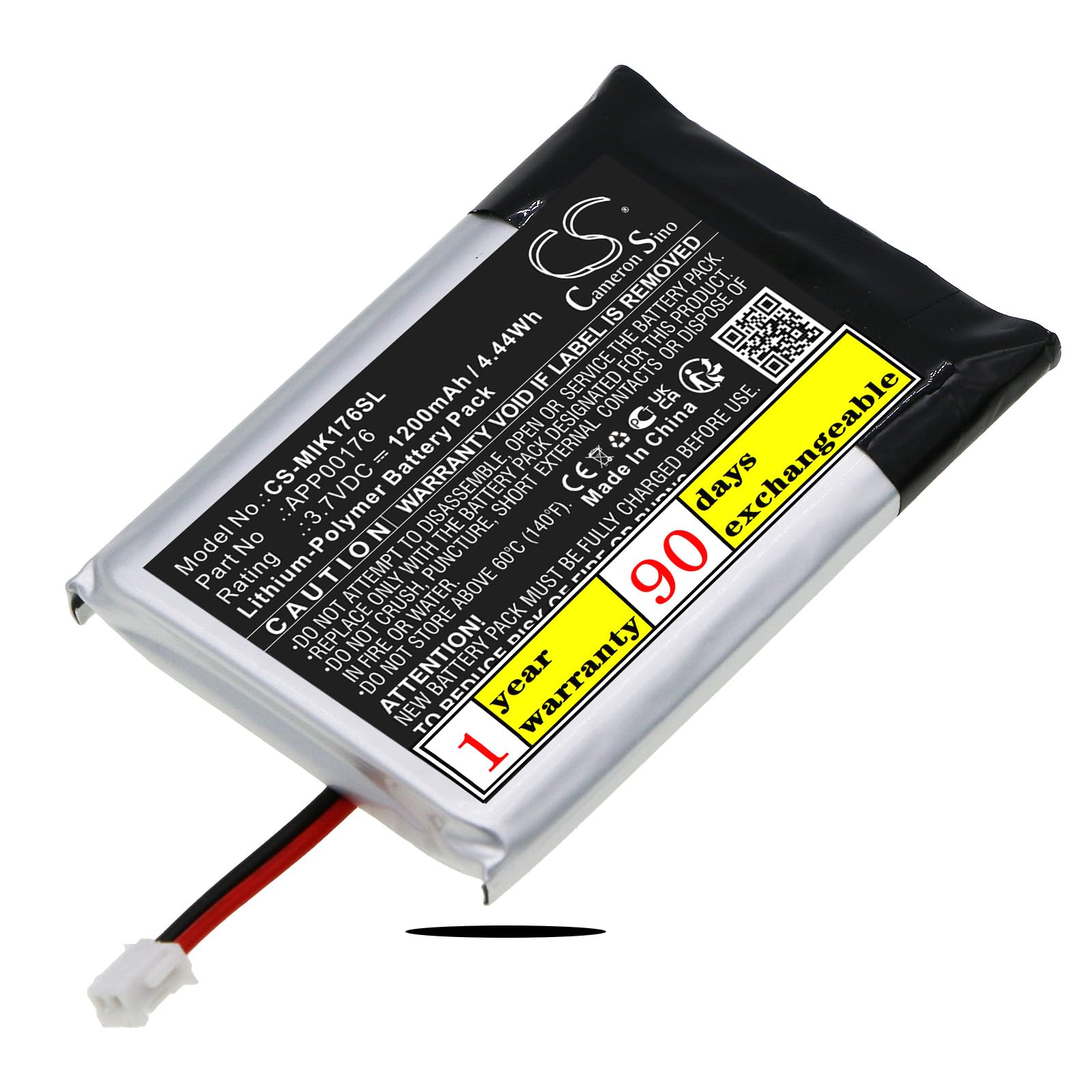 Sabuly 3.7V APP00176 High-Performance Replacement Battery for iPilot Link Remote BT APP00176/1200mAh,Remote Control Battery