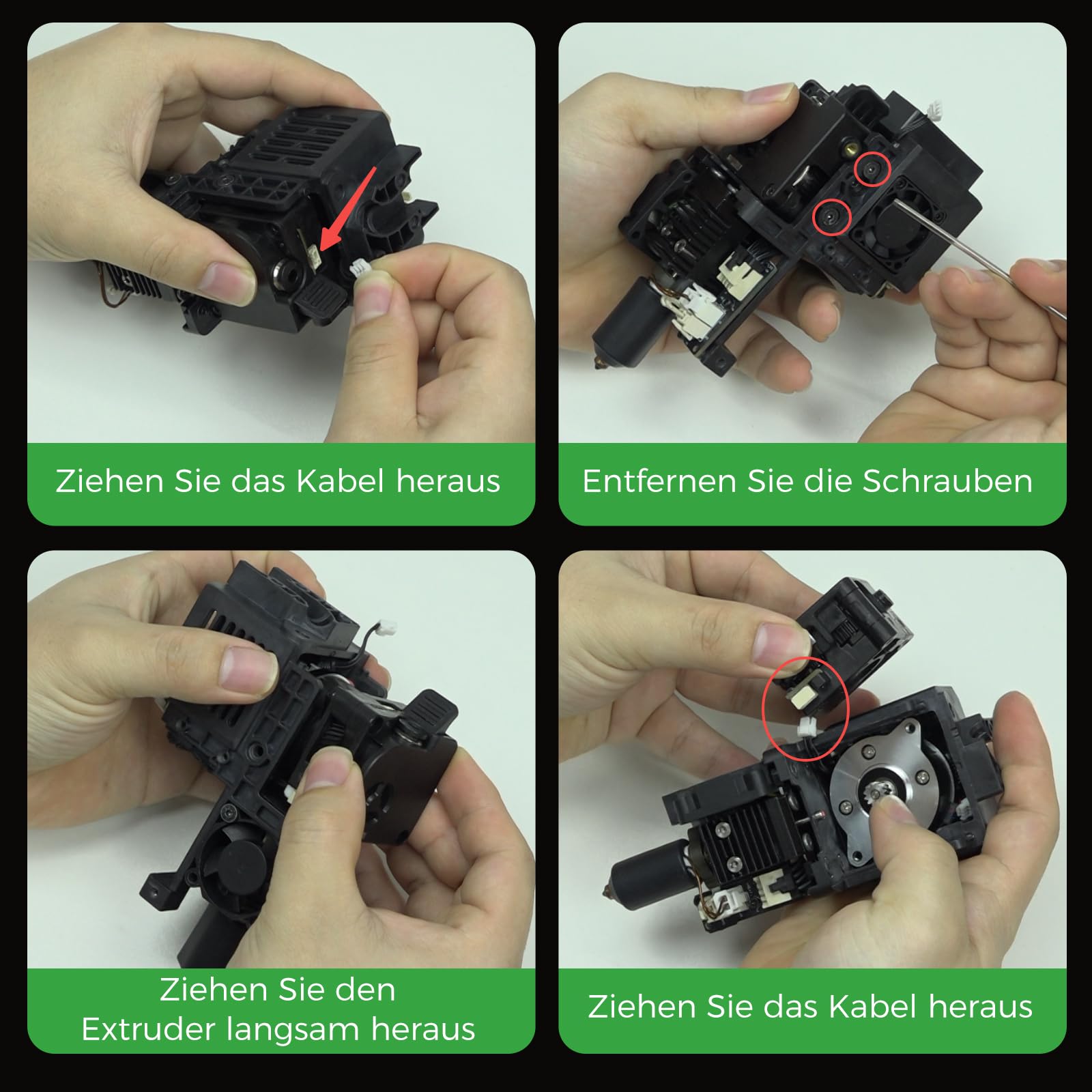 Creality K2 Plus Strain Gauge Offizielles 3D-Drucker Zubehör Bett Nivellierung Modul für Creality K2 K2 Pro K2 Plus Auto Nivellierung Spannungssensor Getriebe Set