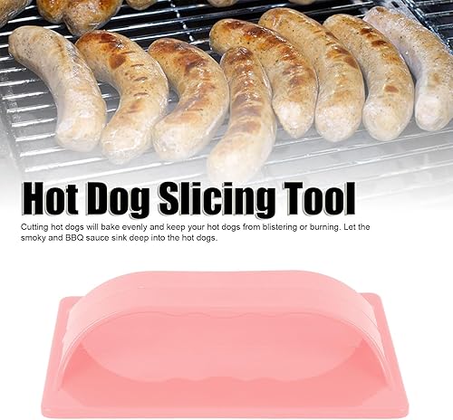 Miniatura 13 de Pssopp Cortador manual de perritos calientes, fácil y rápido de usar, herramienta de corte de perritos calientes de mano, herramienta de corte