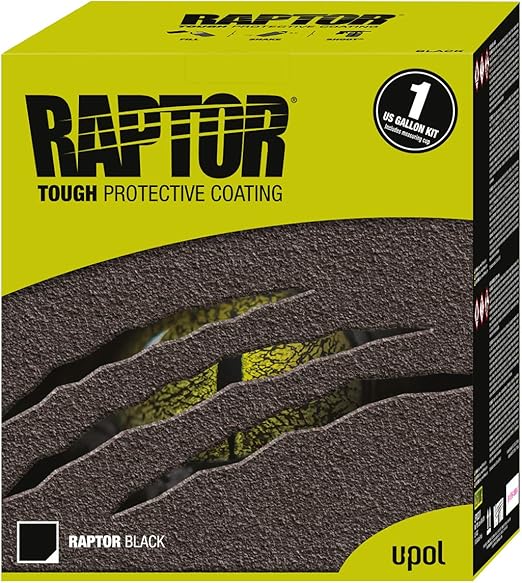 RAPTOR Black Truck Bed Liner Kit - 1 US Gallon Kit 2.6 VOC