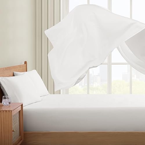 Miniatura 2 de UGG Juego de sábanas refrescantes de lujo de 4 piezas con bolsillos profundos y 2 fundas de almohada, hipoalergénicas, lavables a máquina, suaves y