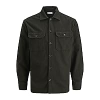 JACK & JONES Jjcarter Check Overshirt LS, Rosin