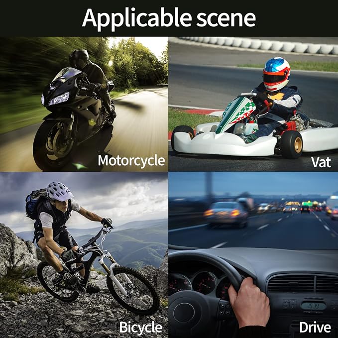 Guantes de cuero para motocicleta touch screen, hombre miniatura 6