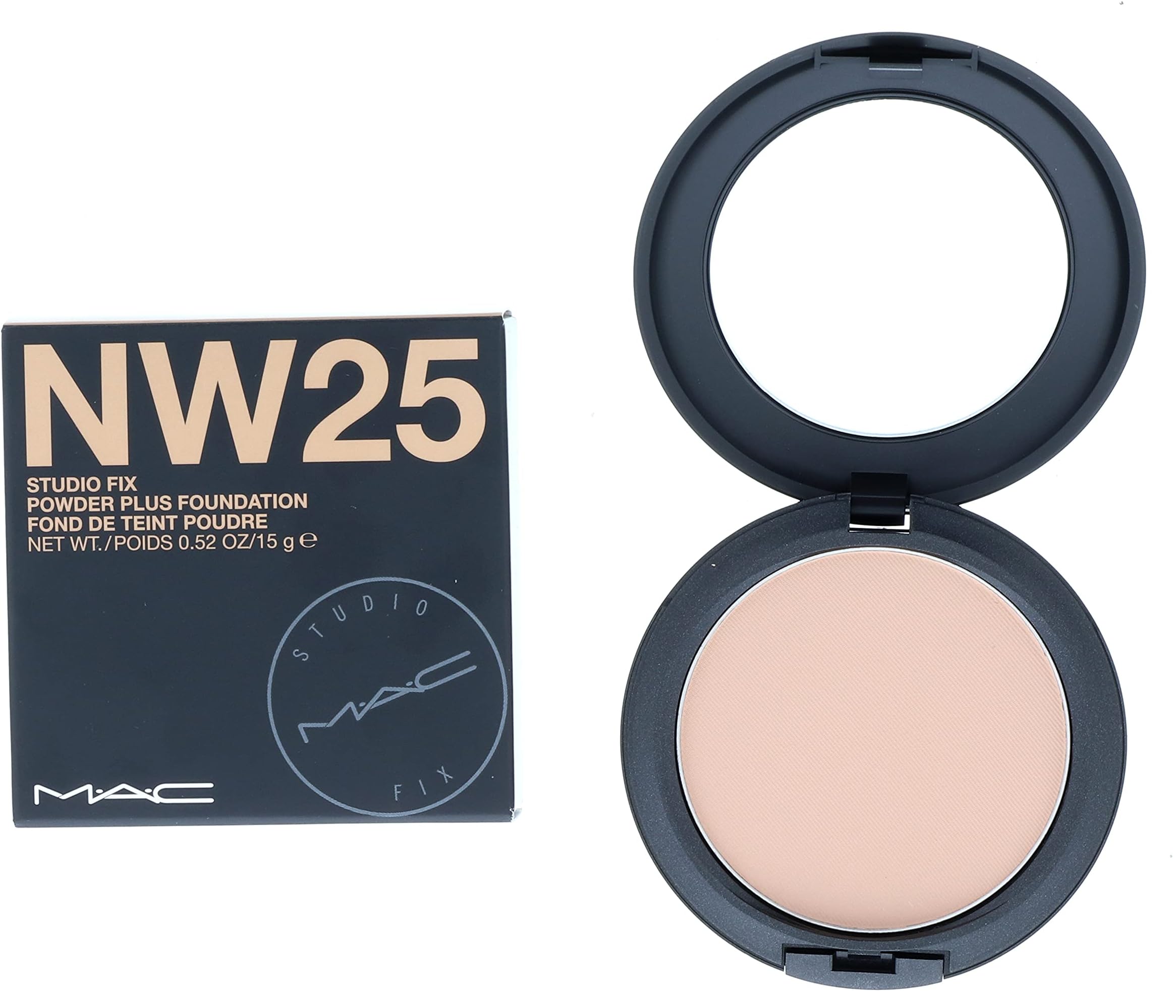 MAC Studio Fix Powder Plus Long-wearing Foundation - One-step Application of Foundation and Powder (NW25)