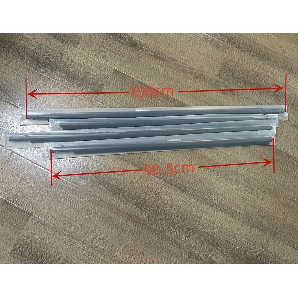 Striscia Tenuta Portiera 4 Pezzi Finestrini Esterni Per Toyota Per Previa ACR50 2006-2019 68164-28040 Protezione In Vetro Guarnizione In Vetro Esterno Laminato Guarnizioni