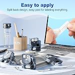 6-Pack Compatible Dymo D1 Label Tape 45013 Label Maker Refill 12mm S0720530 | a45013 Black on White,1/2 Inch x 23 Ft for Dymo LabelManager 160 280 210D 420P 360D PnP Label Maker