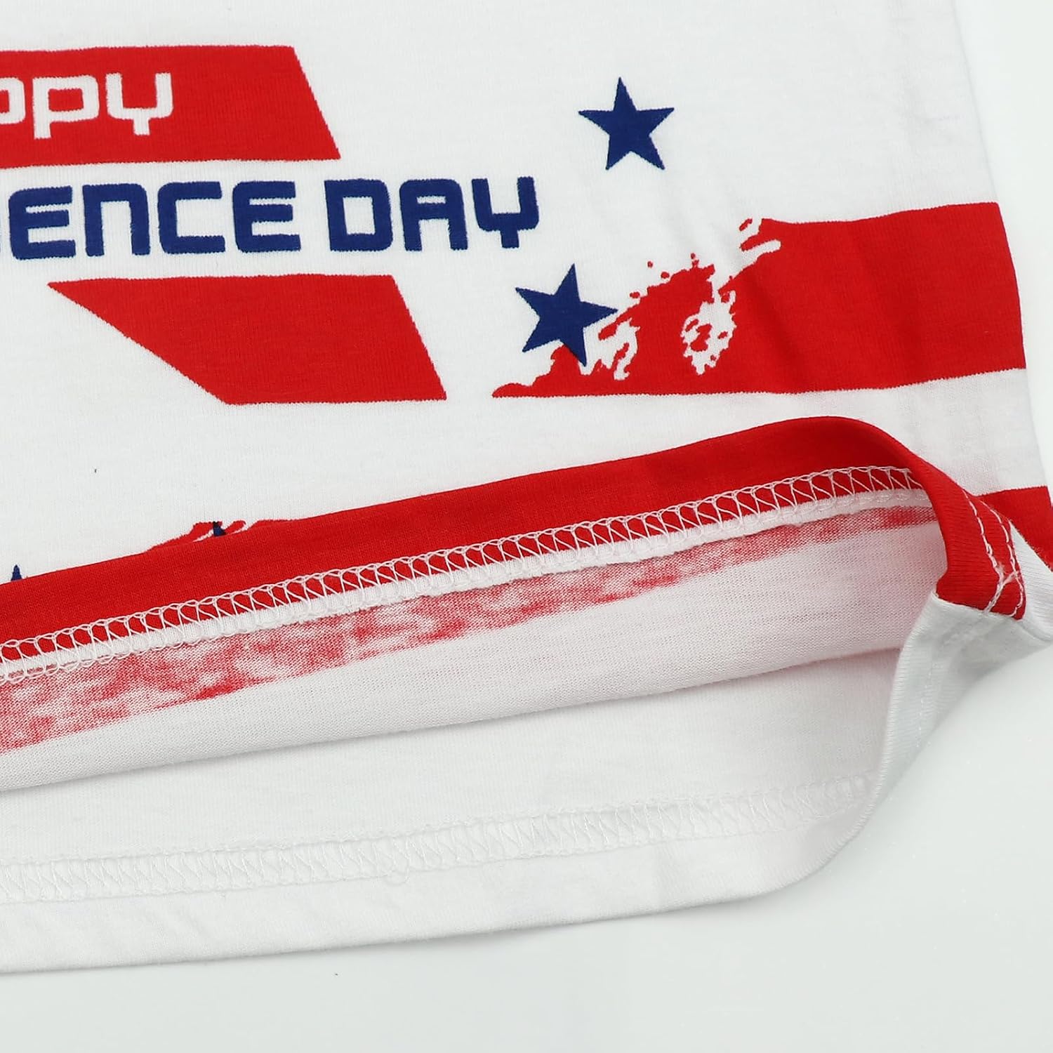 Boys Girls 4th of July T-Shirt American Flag Short Sleeve Shirt Kids Patriotic Outfit Independence Day Tee Tops 2-7T