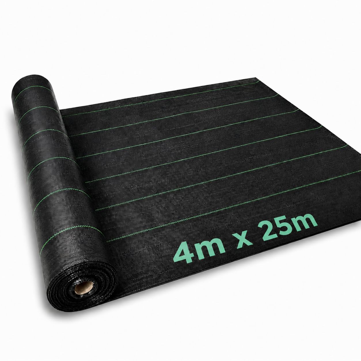 ANSIO Heavy Duty Weed Membrane 4m x 25m โ Garden Weed Control Fabric, UV Stabilised Ground Cover, Breathable Landscape Fabric for Patios, Flower Beds, Driveways & Landscaping