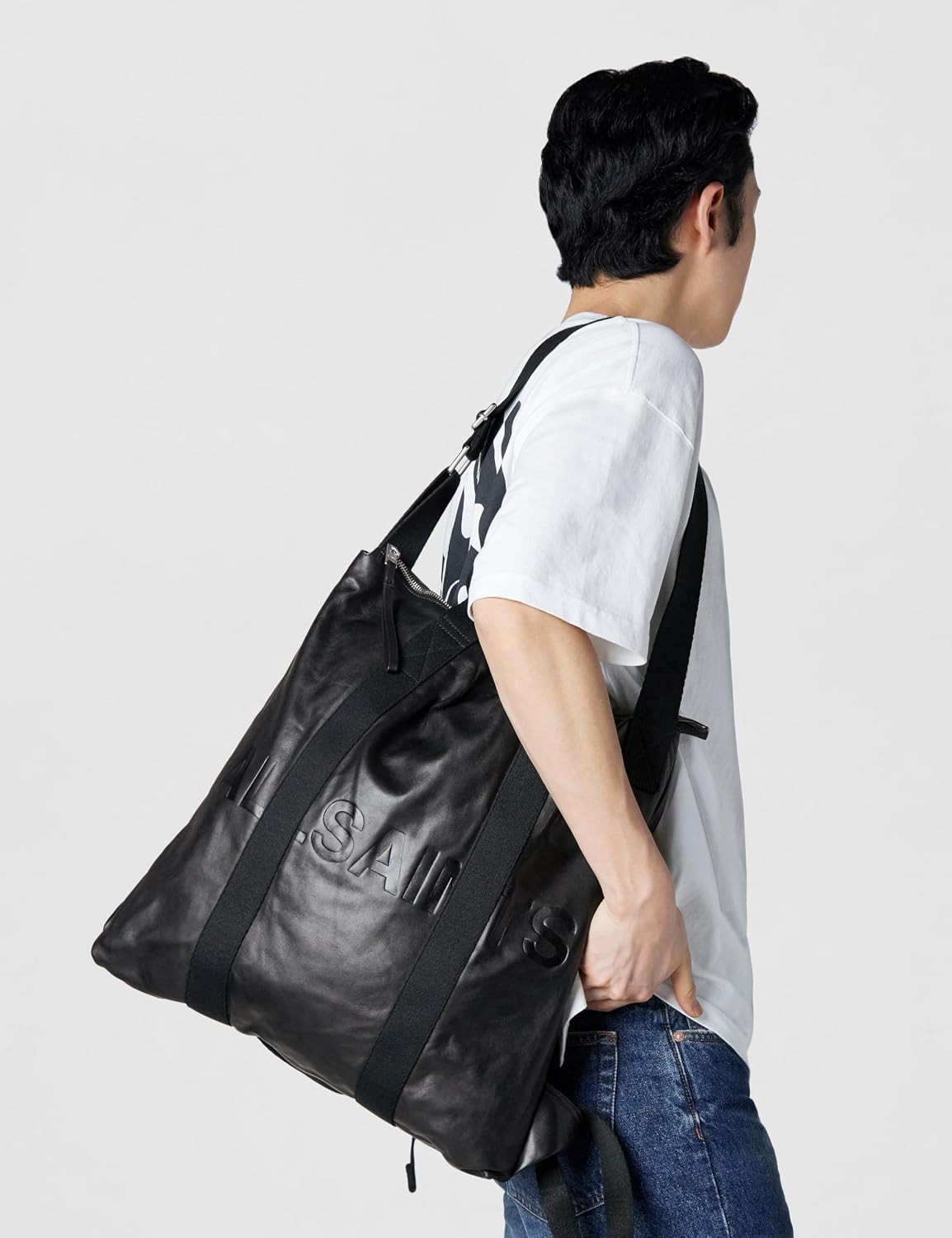 AllSaints Men's Handbags Kei Backpack Black