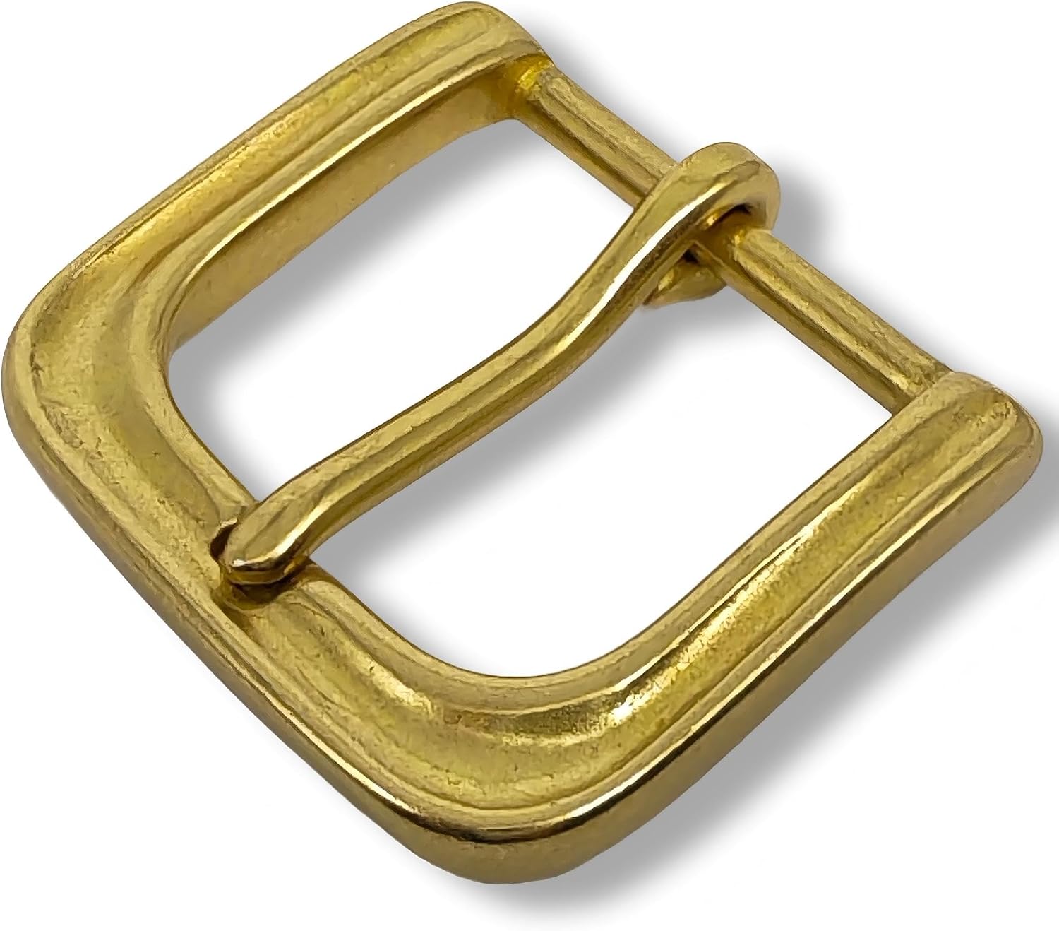 Heavy Duty Single Prong Square Belt Buckle 1.6 inch (40MM) Solid Brass Buckles For Men Women