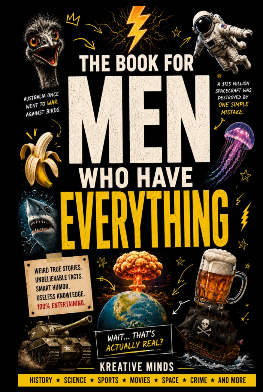 The Book For Men Who Have Everything: Useless Knowledge, Fun Facts & Smart Humor for Men Who Know Too Much