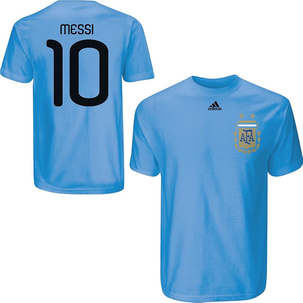adidas アルゼンチン代表 MESSI 10 シャツ 2021 Amazon.com: adidas Argentina #10 Lionel Messi Light Blue Player T
