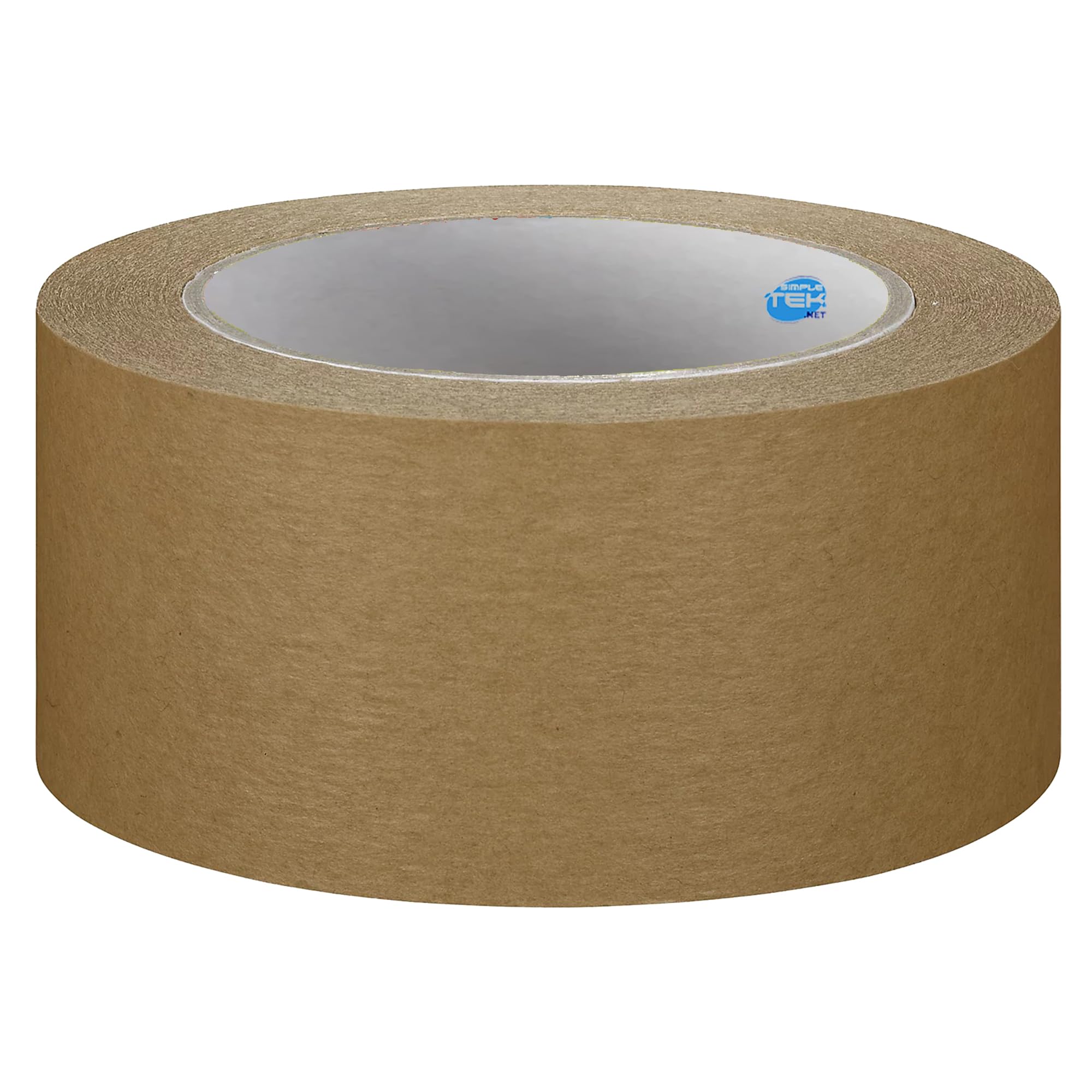 SIMPLETEK - 36 X Rotolo Nastro Adesivo In Carta Marrone E-Commerce Imballo Pacchi Trasloco Eco 100% Riciclata 50 metri X 50 mm (36 pezzi)