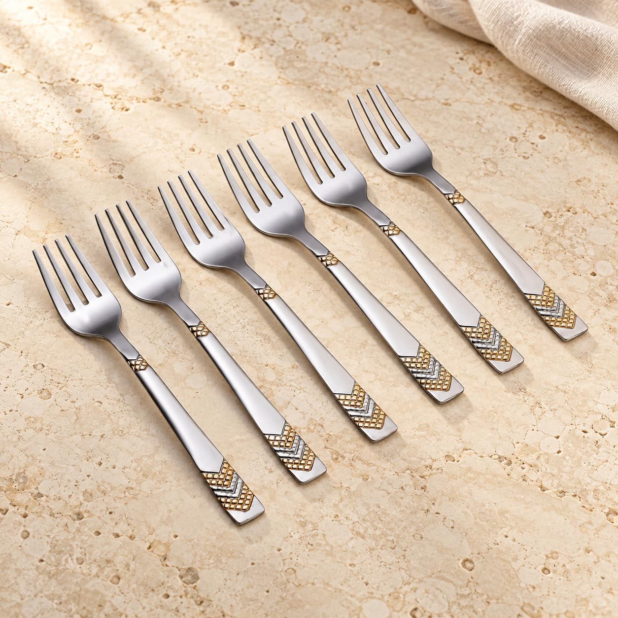 Gold Plated Butter Knife Set - Luxury Flatware -10 Gold Plated Butter Knife Set - Luxury Flatware -10