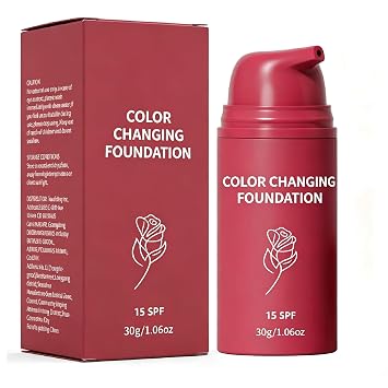 Korean Color Changing Foundation, All Skin Tone Adapt Foundation for Women