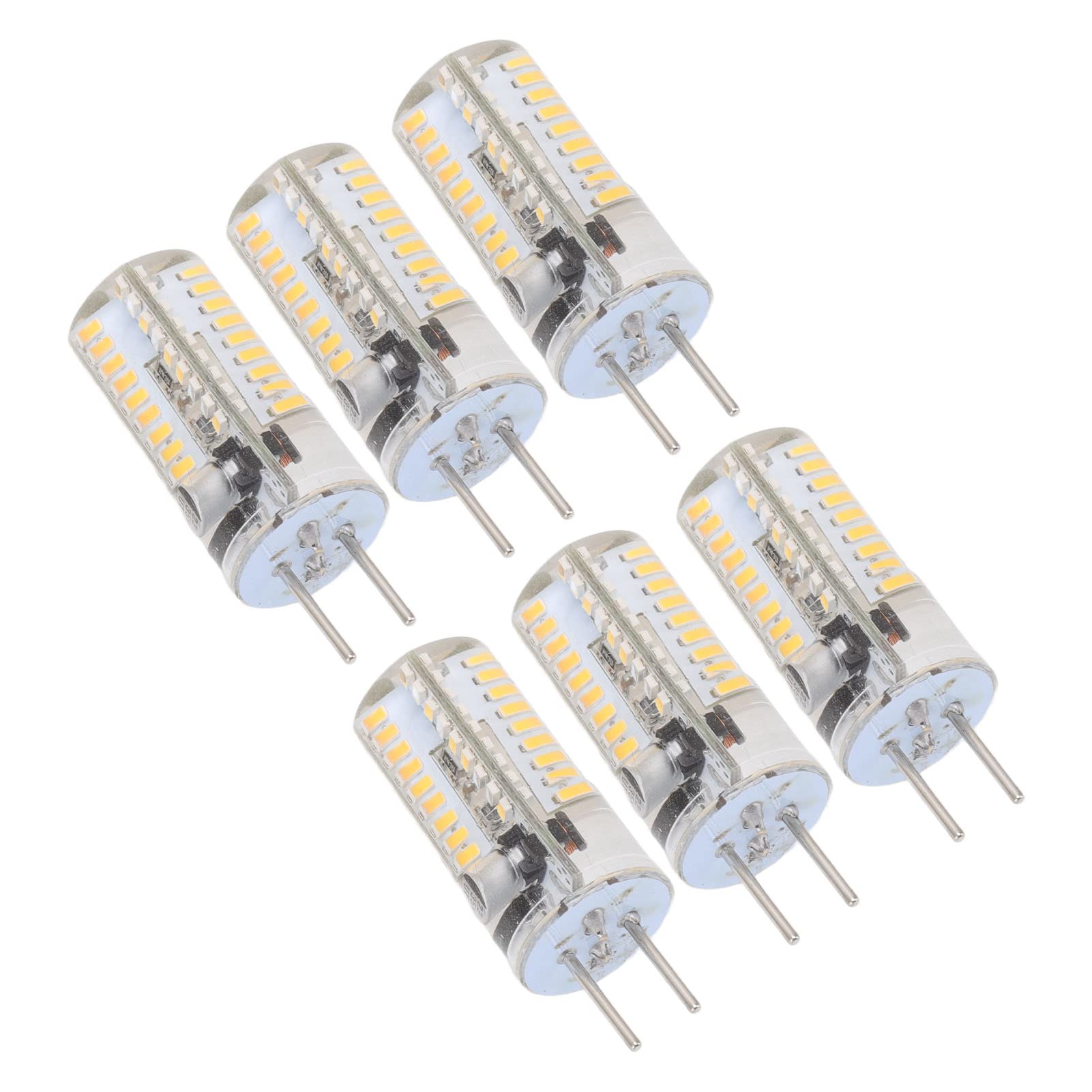 Haofy AC12V GY6.35 Bulbs, GY6.35 LED Bulbs White 6000-6500K Warm White 2700-3000K Low Energy Consumption for Office (Warm White)