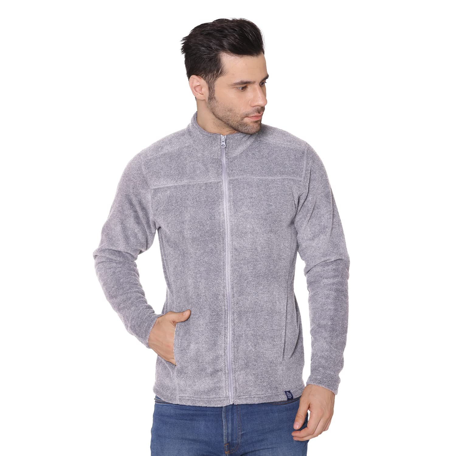 bonjour Bongio Men's Full Sleeves Polar Jacket-picture-16
