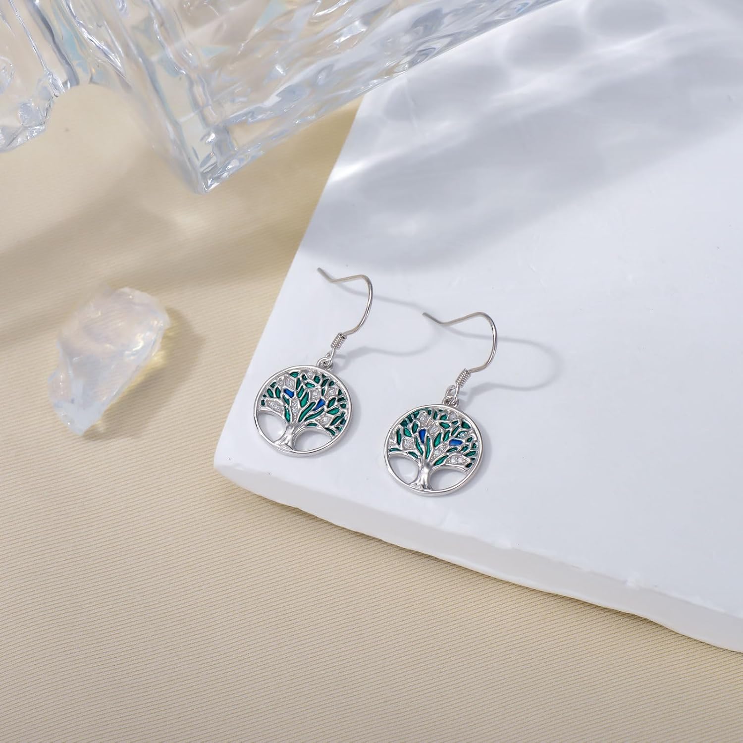 Christmas Gifts Dangle Earrings Daisy Jellyfish Cross Celtic Knot Anchor Mushroom 925 Drop Earrings Sterling Silver Hypoallergenic Graduation Birthday Jewelry Gifts for Mom Women Friends