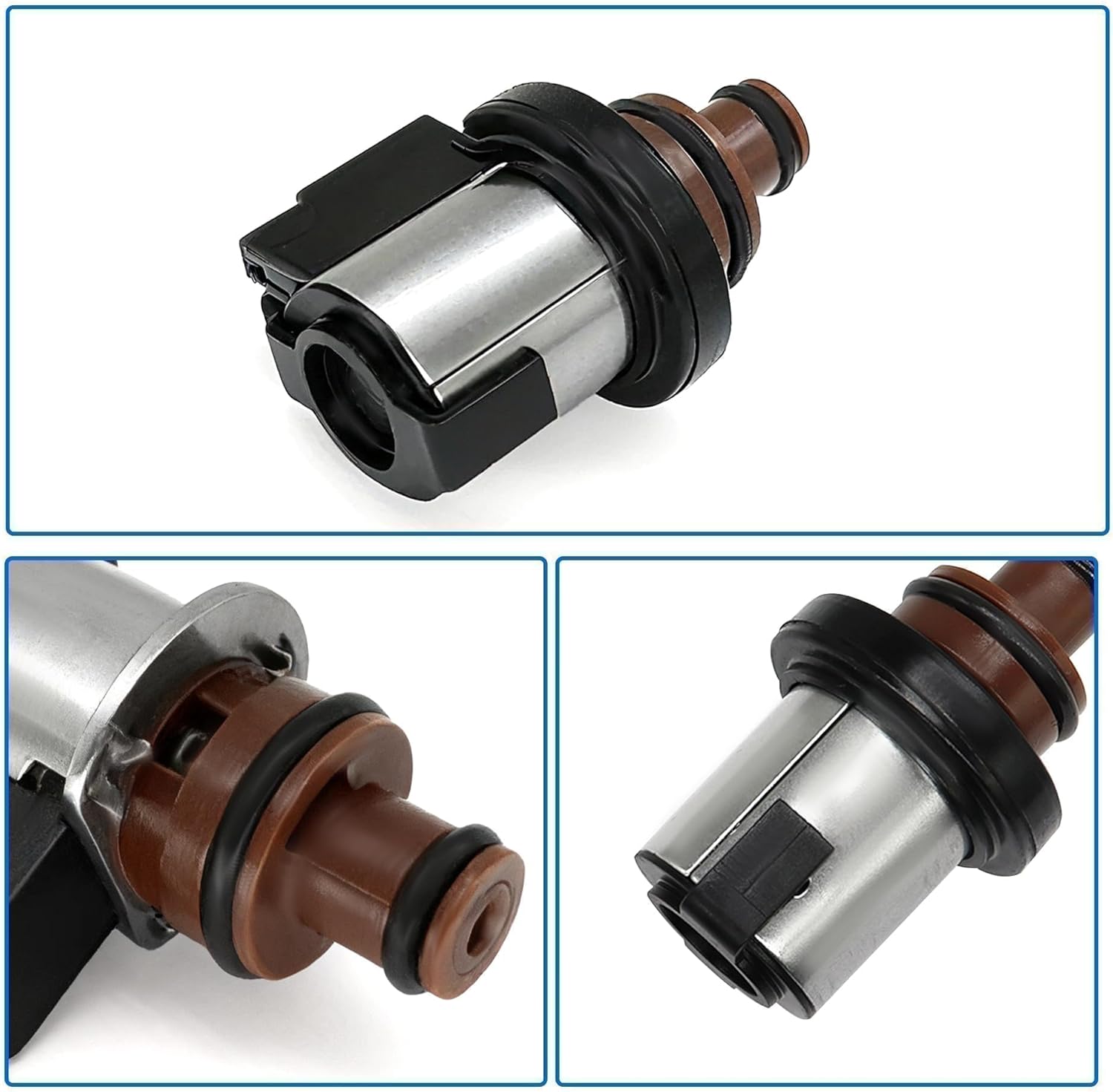 Torque Converter Lock-Up Solenoid Fit for CVT TR580 TR690 Subaru Legacy Outback Impreza 2010-2017 Replace#31825AA051 31825AA052 31706AA030 (Lock-Up Solenoids (12-13 Ohms))