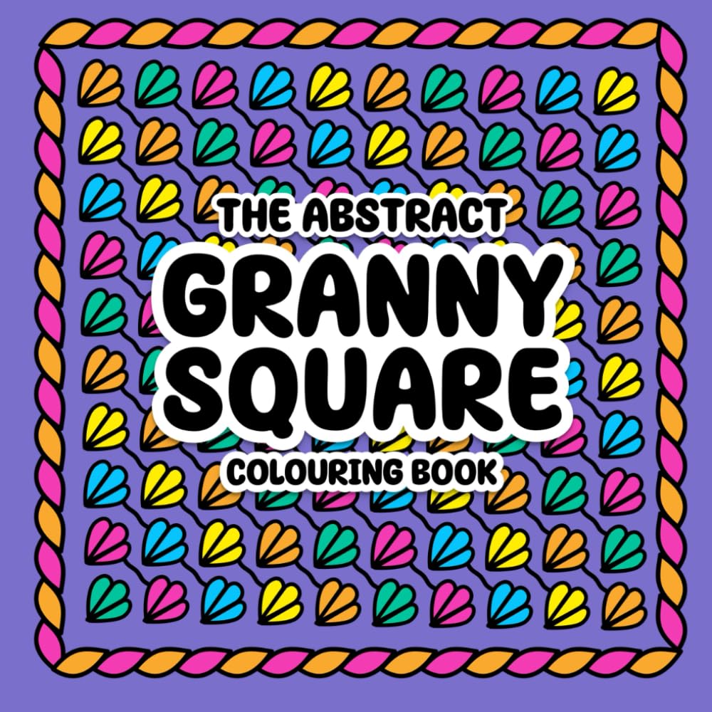 The Abstract Granny Square Colouring Book