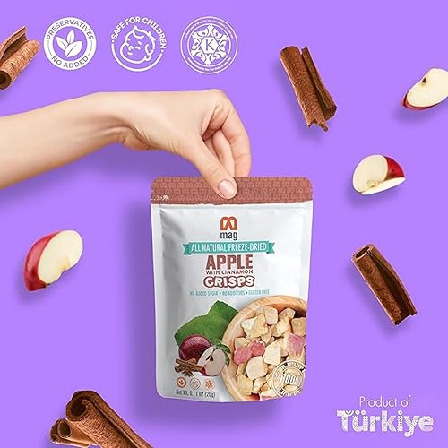 Miniatura 3 de MAG Bocadillos de frutas liofilizadas, rebanadas de frutas congeladas, alimentos frescos y 100% naturales para eventos de cumpleaños, fiestas,