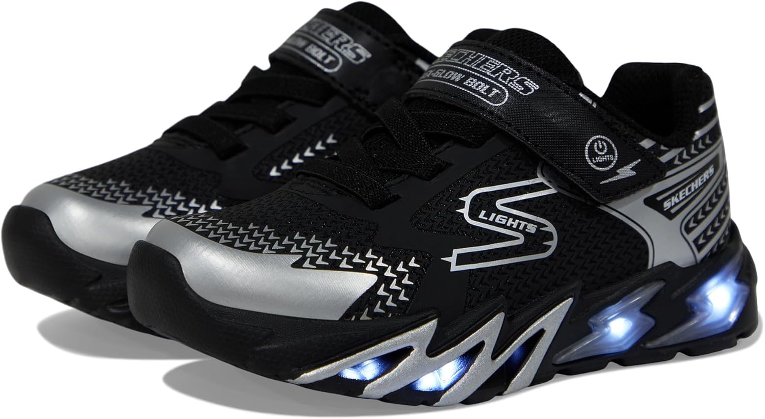 Skechers Unisex-Child Flex-Glow Bolt